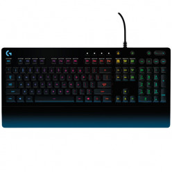 Игровая клавиатура Logitech G213 Prodigy с механизмами Mech-Dome, защитой от брызг, RGB-подсветкой и USB-портом